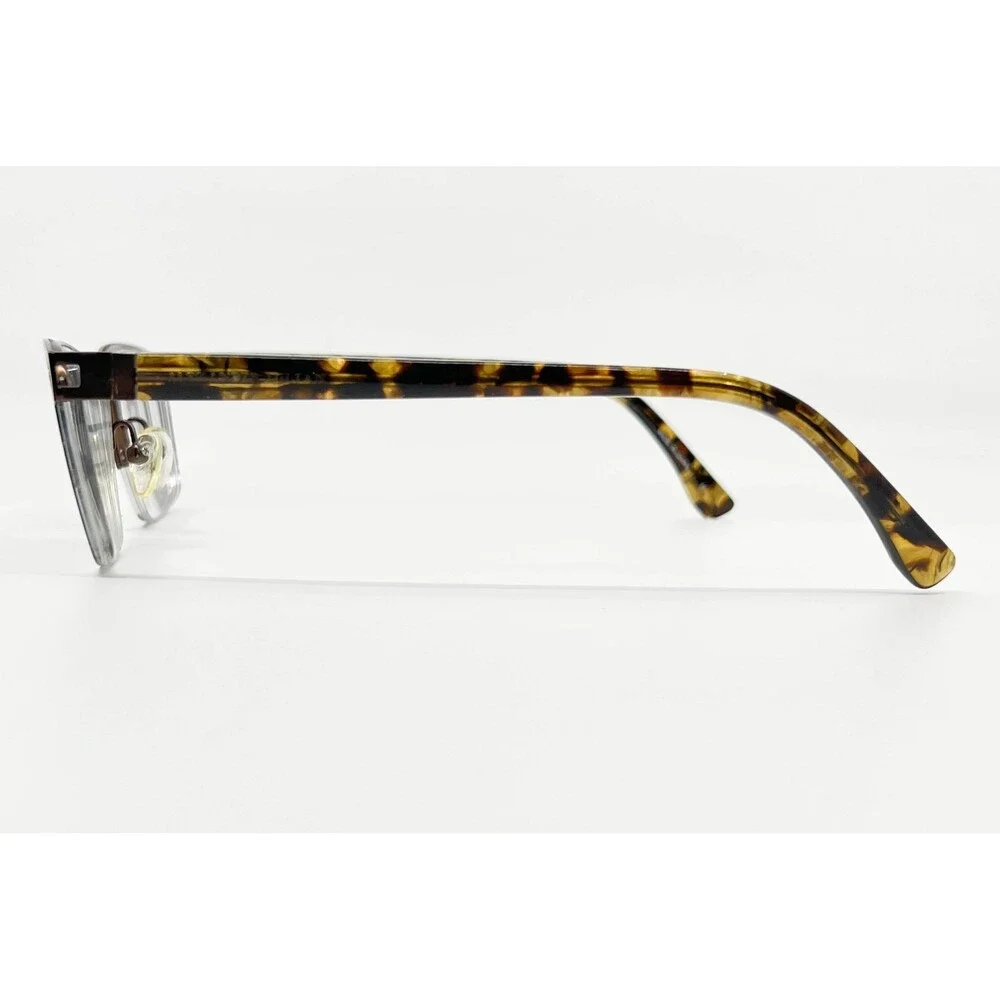 Colours by Alexander Julian Eyeglasses Mens Brown Half Rim Kramer 52-18-140